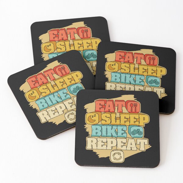 Item preview, Eat Sleep Bike Repeat designed and sold by Quoterasi.