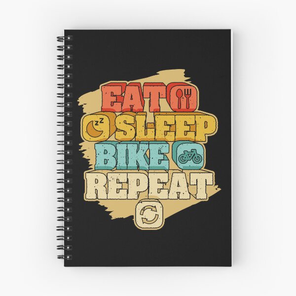 Item preview, Eat Sleep Bike Repeat designed and sold by Quoterasi.