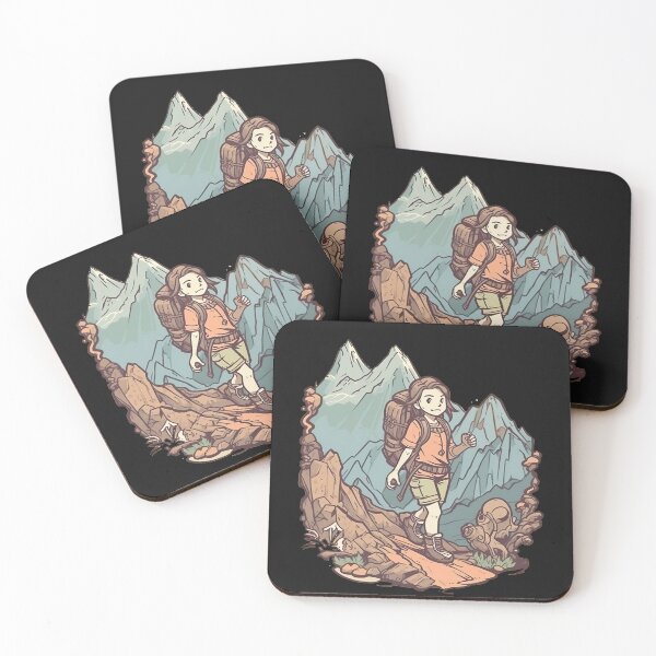 Item preview, Anime Girl hiking in nature designed and sold by SasukiMedia.