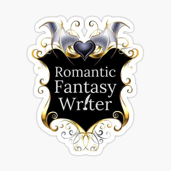Item preview, Romantic Fantasy Writer Shield Emblem Background designed and sold by TheKnightWriter.