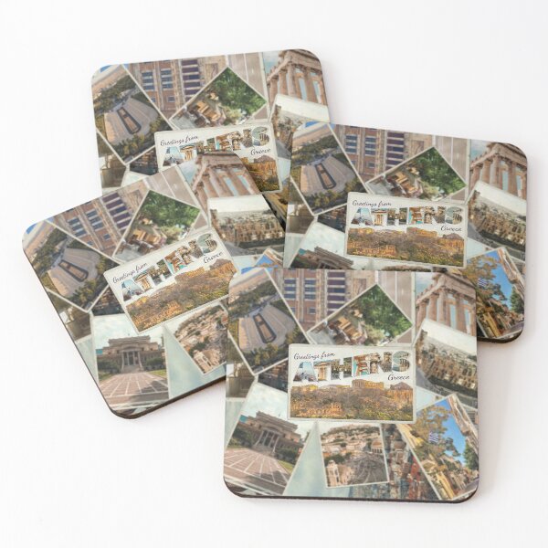 Item preview, Greetings from Athens in Greece vintage style retro souvenir designed and sold by DeveloperProp0.