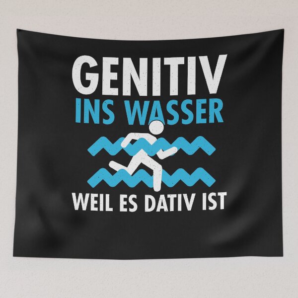 Item preview, Genitive into the water because it is dative designed and sold by ChrisFeil.