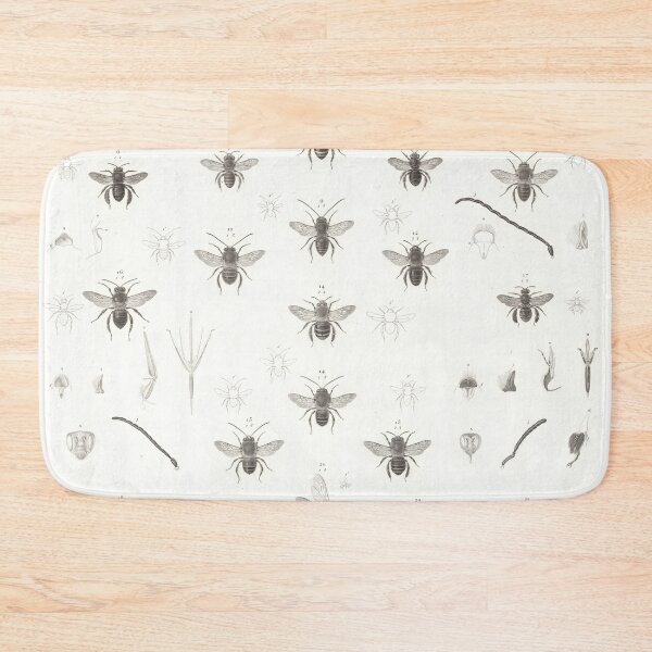 Item preview, Vintage Bees Species Illustrative Diagram (1826) designed and sold by BravuraMedia.