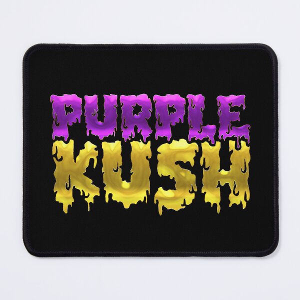 Item preview, Purple Kush Sticker Text Weed Strain Original Cannabis Label designed and sold by DabGraphic.