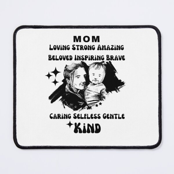 Item preview, Mom Loving Strong Amazing Beloved Inspiring Brave Caring Selfless Gentle Kind designed and sold by umasana.