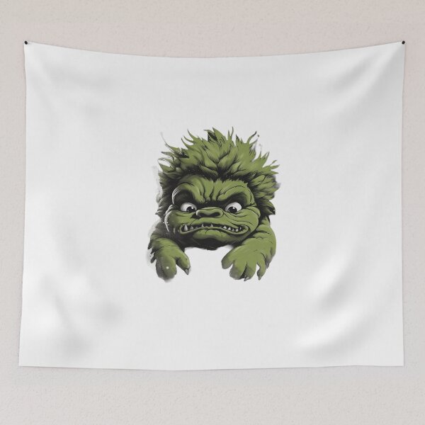 Item preview, Cute Angry Green Troll designed and sold by SADStyleDesigns.