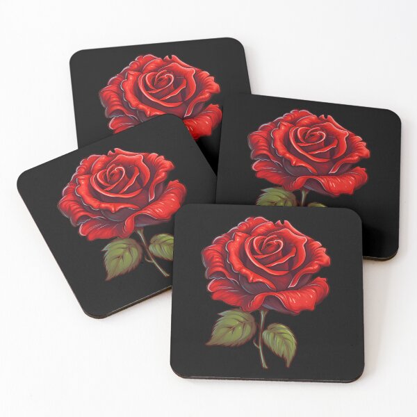 Item preview,  Beautiful blood red rose designed and sold by HaberkaDesign.