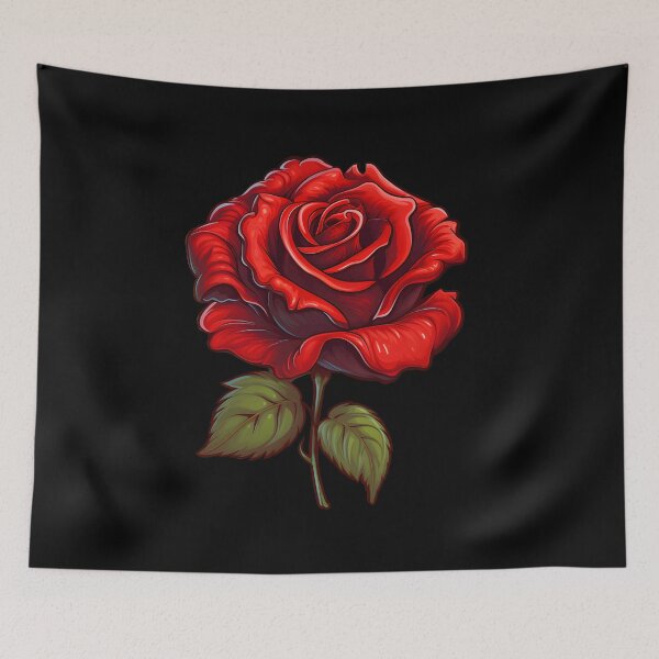 Item preview,  Beautiful blood red rose designed and sold by HaberkaDesign.