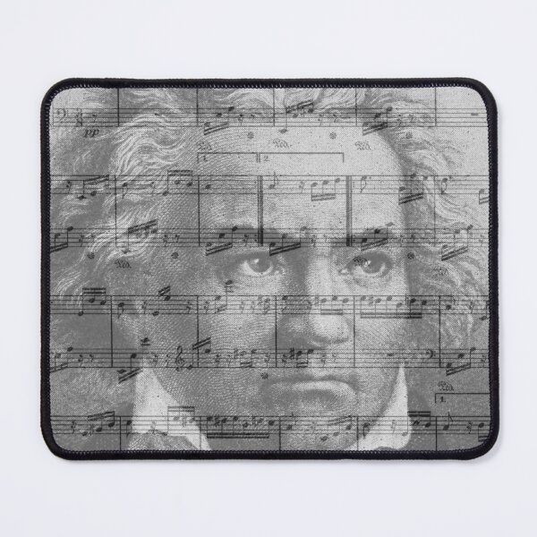 Item preview, Ludwig van Beethoven Portrait & Fur Elise Song Notation (1924) designed and sold by BravuraMedia.