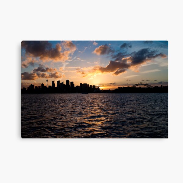 Sunset @ Taronga Zoo Wharf Canvas Print