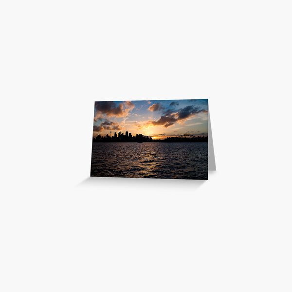 Sunset @ Taronga Zoo Wharf Greeting Card