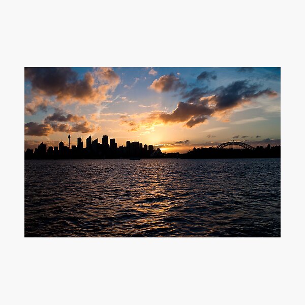 Sunset @ Taronga Zoo Wharf Photographic Print