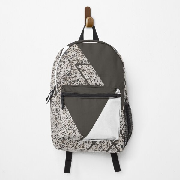 Item preview, Brown And White Triangular Colorblock designed and sold by inquestyle.
