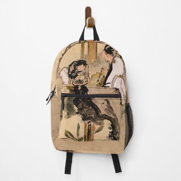 Item preview, Korean Painting Minhwa Taoist under a Banana Tree designed and sold by tangerinemars.
