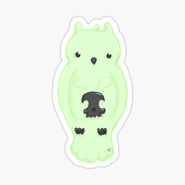 Glow Owl Sticker