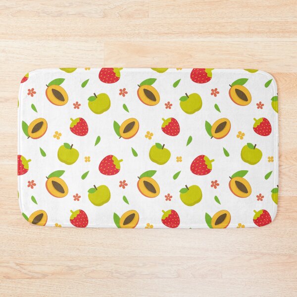Item preview, Summer fruit pattern - apple, peach and strawberry designed and sold by cute-tees.