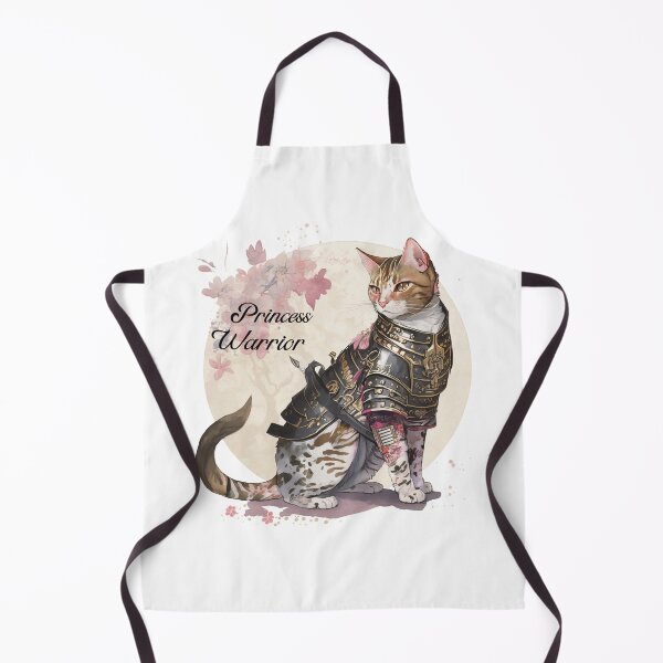 Item preview, Warrior Princess- Warrior princess cat- Samurai Cat- Samurai warrior- Samurai   designed and sold by Janetlousart.