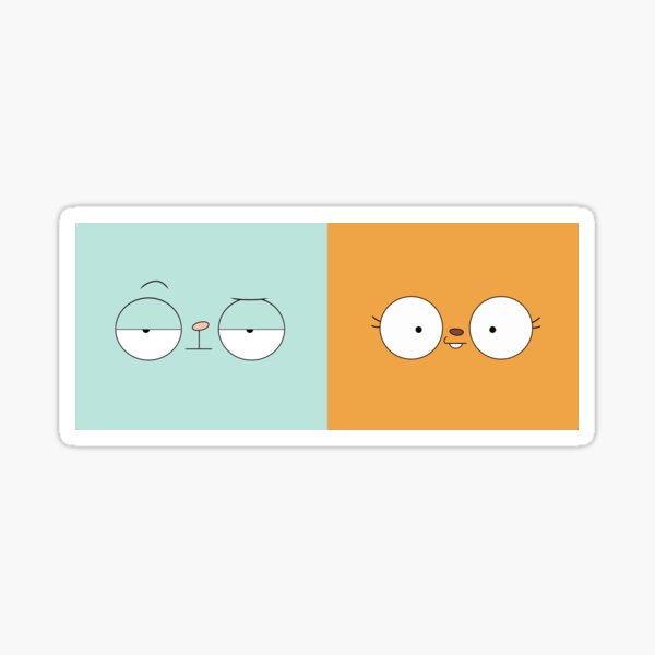 Item preview, Kiff and Barry - Kiff Chatterley and Barry Buns Faces - isolated designed and sold by Schadow-Studio.