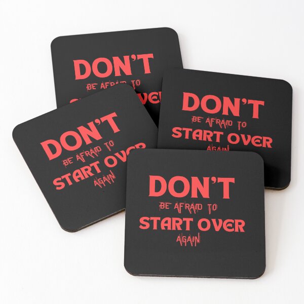 Item preview, Don't be afraid to start over again designed and sold by Azrou shop.