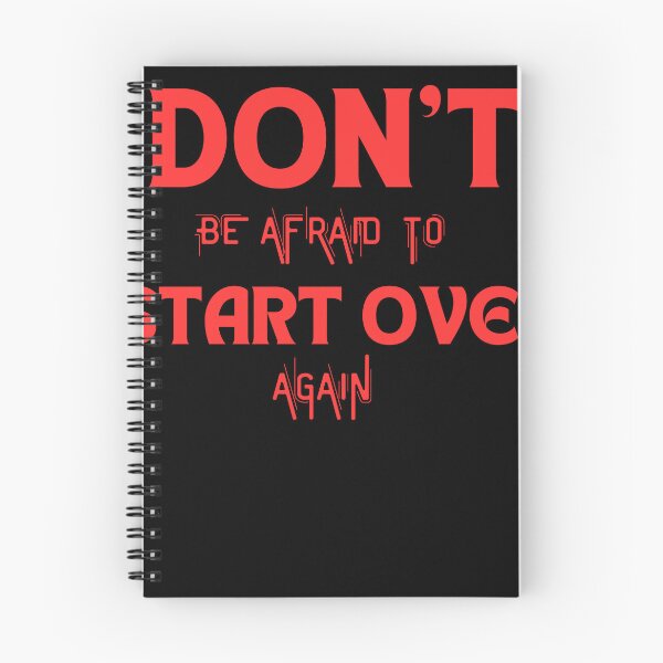Item preview, Don't be afraid to start over again designed and sold by Azrou shop.