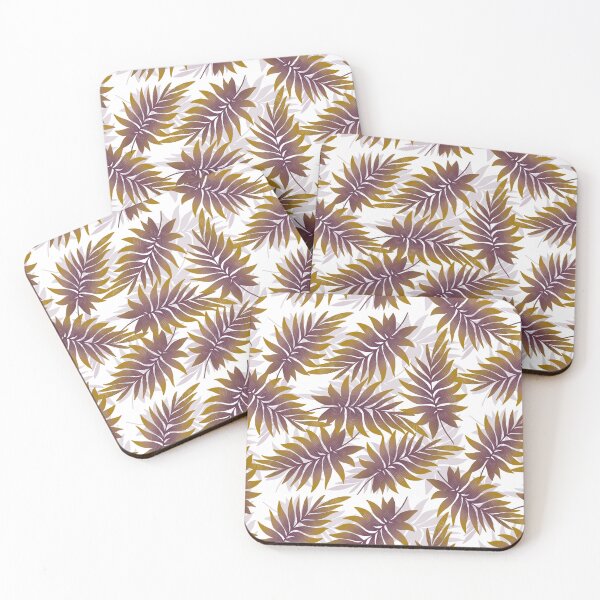 Item preview, Tropical Fern Leaves - Yellow designed and sold by JaselviiStudio.