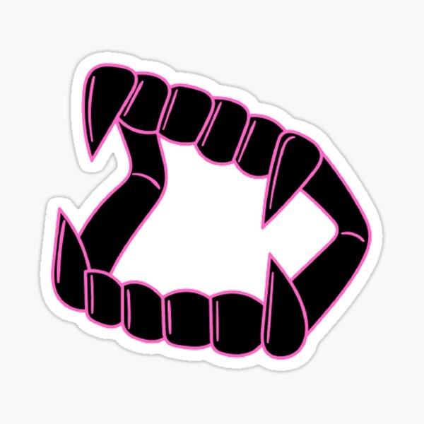 Item preview, Black and Pink Vampire Fangs designed and sold by LILAC-INFANT.