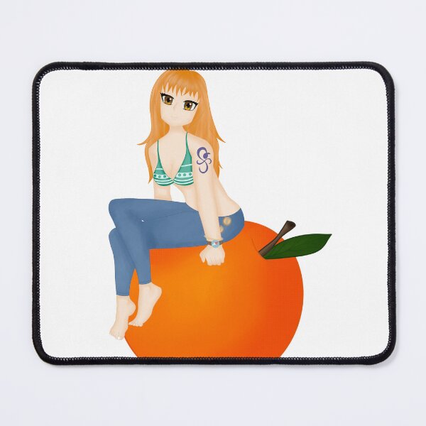 Item preview, Nami one piece on orange tangerine designed and sold by Jellis-arts.
