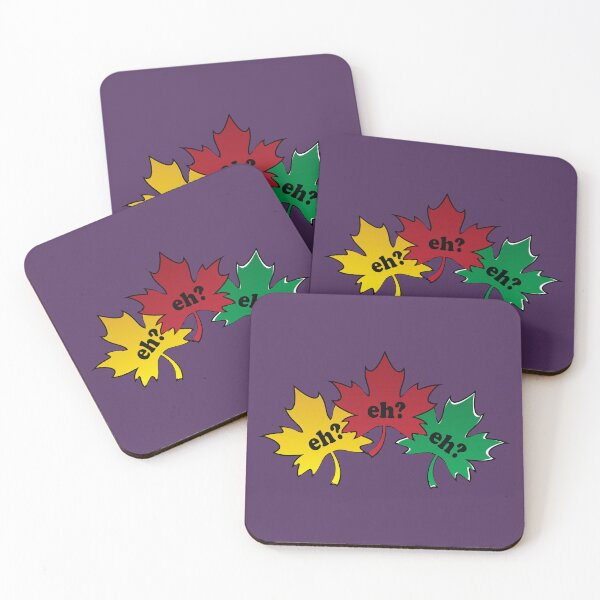 Item preview, Eh canada on maple leaf with christmas colors  designed and sold by Donutlovers.
