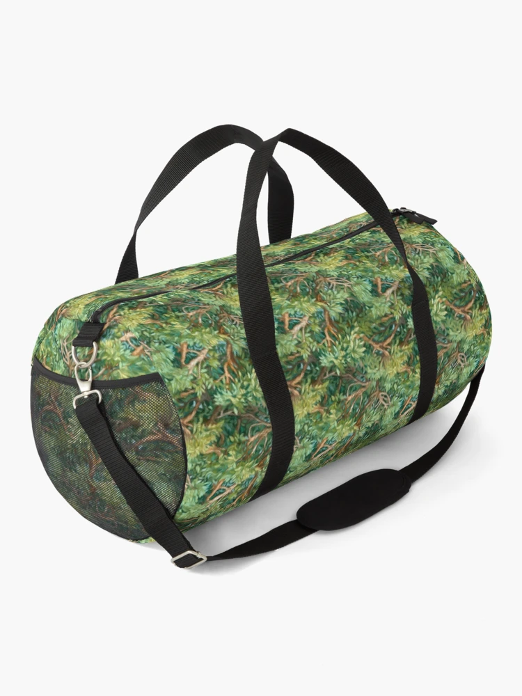 Thumbnail 2 of 3, Duffle Bag, Tree Clutter - Unique Nature Pattern by Pattern Stream designed and sold by PatternStream.