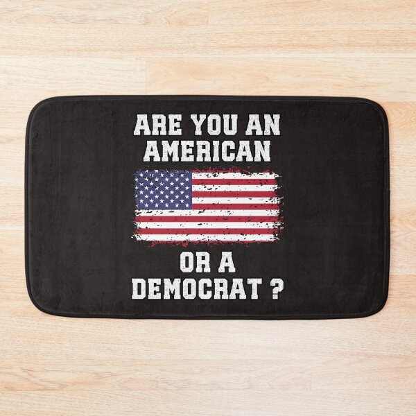 Item preview, Are You An American Or A Democrat Funny Anti Liberal Anti Woke designed and sold by elvisg03.