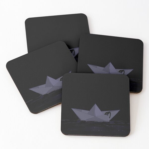 Item preview, Origami At Sea, black designed and sold by Moda-Mercury.