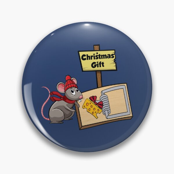 Item preview, Funny mouse trying to open a christmas gift  designed and sold by Donutlovers.