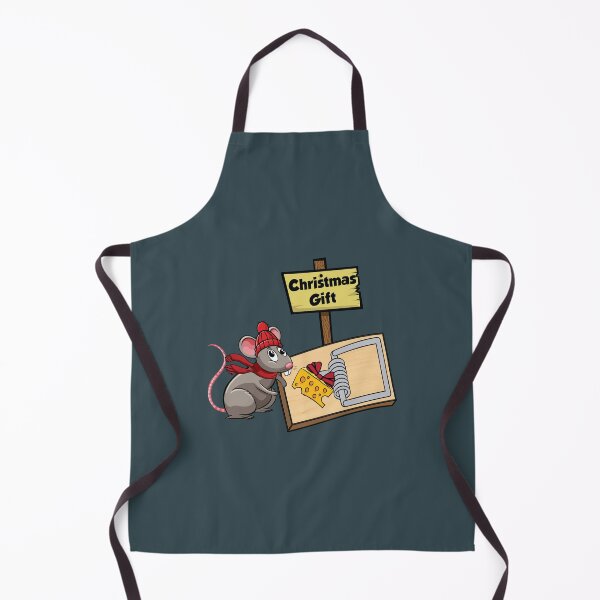Item preview, Funny mouse trying to open a christmas gift designed and sold by Donutlovers.