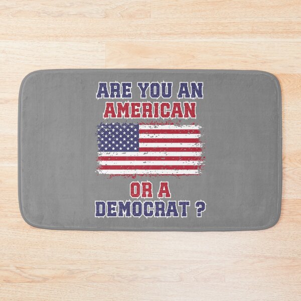 Item preview, Are You An American Or A Democrat Funny Anti Liberal Anti Woke designed and sold by elvisg03.