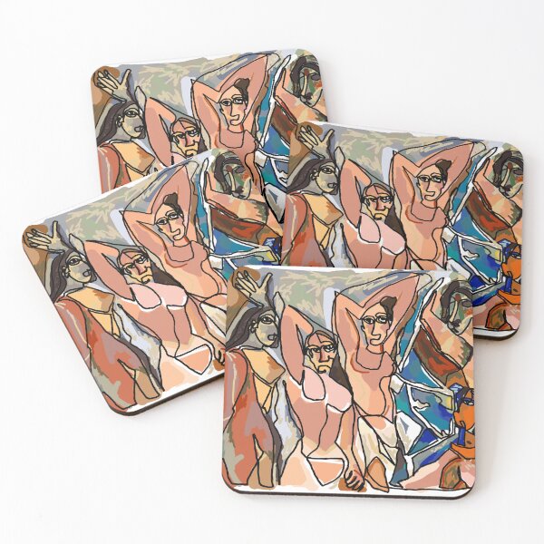Item preview, Ladies from Avignon illustrated designed and sold by AdrijanaAjaDa.