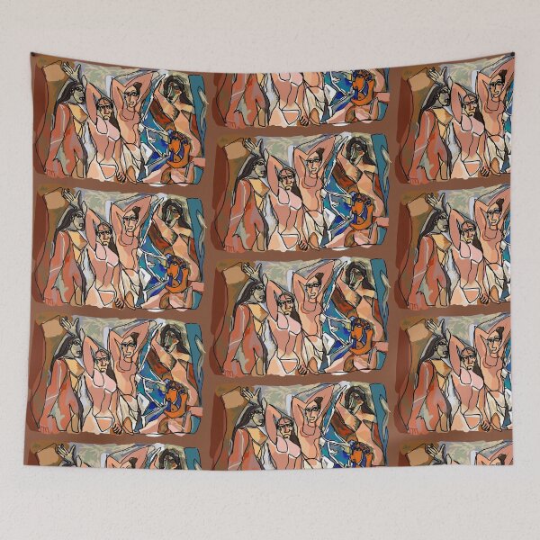 Item preview, Ladies from Avignon illustrated designed and sold by AdrijanaAjaDa.