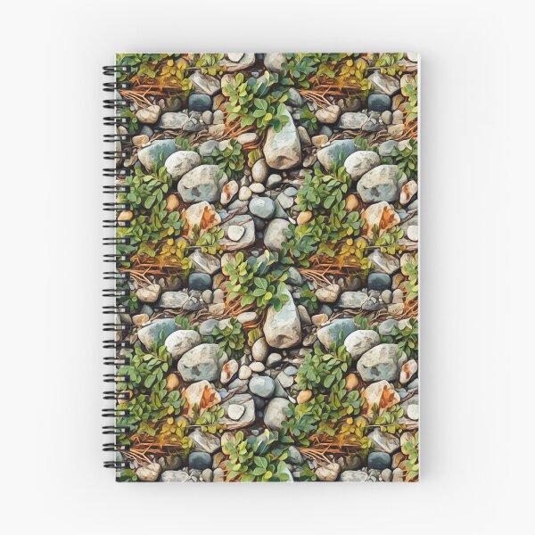 Item preview, Tranquil Forest Stream Stones | Pattern Stream designed and sold by PatternStream.
