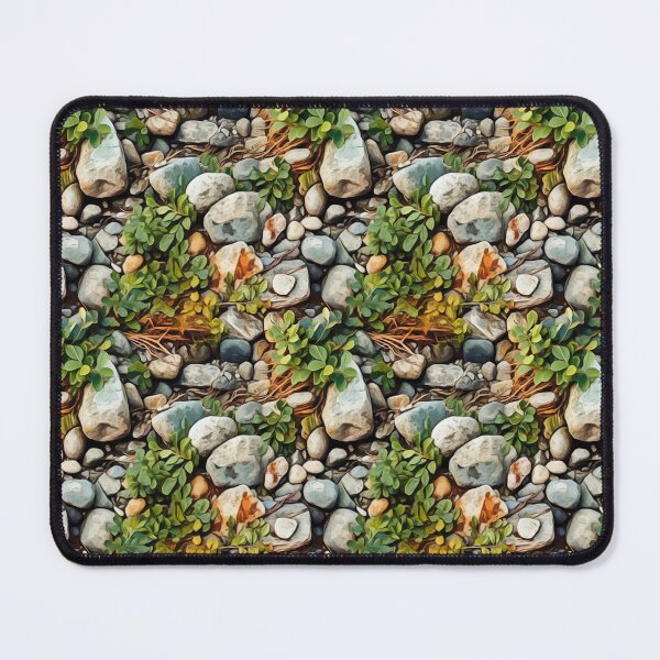 Item preview, Tranquil Forest Stream Stones | Pattern Stream designed and sold by PatternStream.
