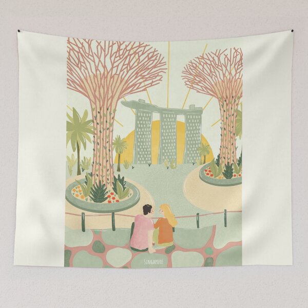 Item preview, Singapore’s Gardens by the Bay 2 designed and sold by Lovelypostcard.