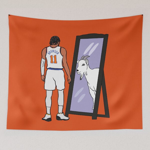 Item preview, Jalen Brunson Mirror GOAT designed and sold by RatTrapTees.