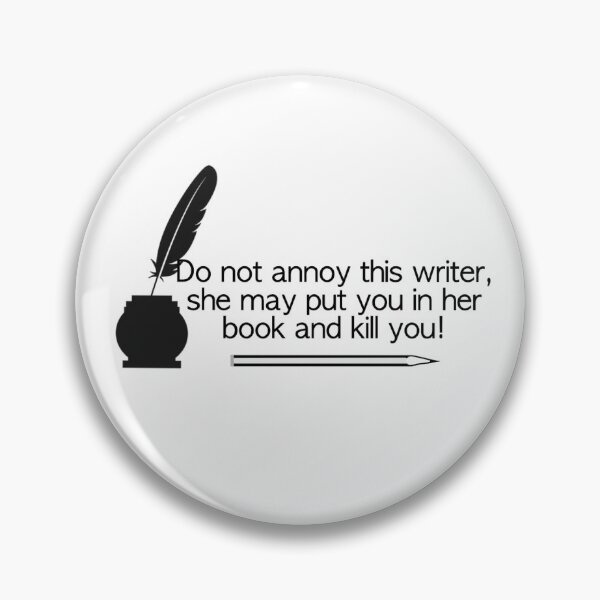 Item preview, Do not annoy the writer - Pencil and quill designed and sold by Seabear211.
