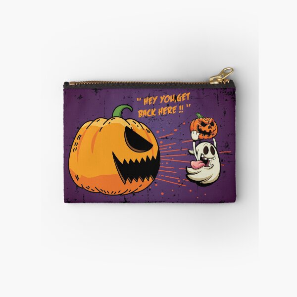 Item preview, Funny ghost steeling a halloween pumpkin  designed and sold by Donutlovers.