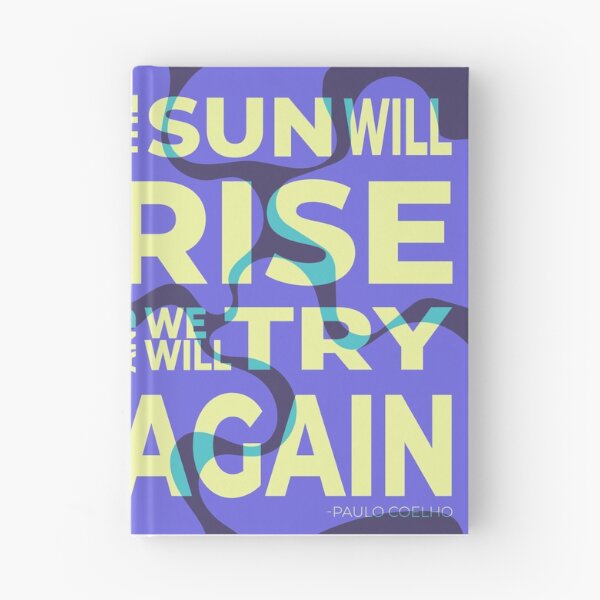 Item preview, The sun will rise and we will try again - blue and yellow designed and sold by carmenpexa.