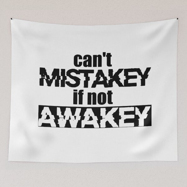 Item preview, can't MISTAKEY if not AWAKEY designed and sold by ToadTreasure.