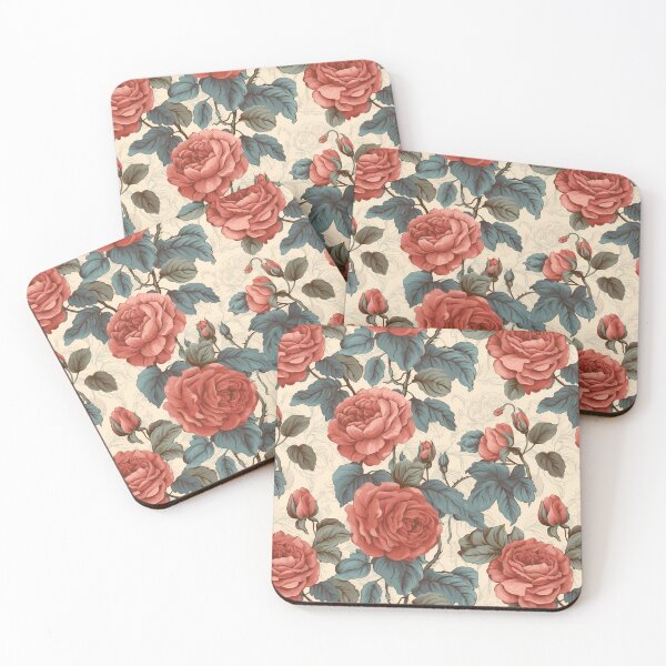 Item preview, Vintage Pattern with roses designed and sold by Happy Mood Design.
