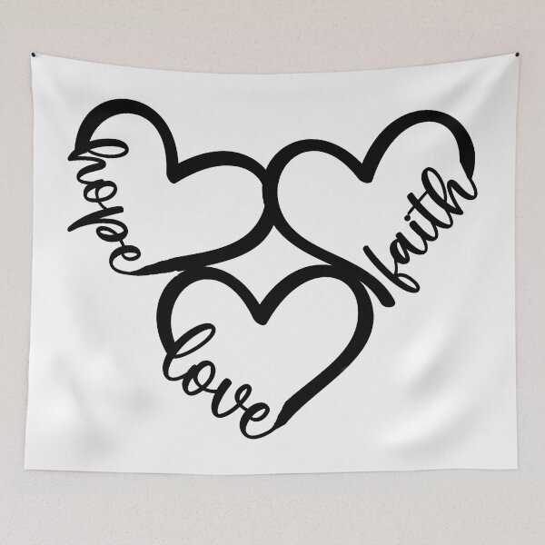Item preview, Faith Hope Love, Inspirational Quotes designed and sold by FalconSO.