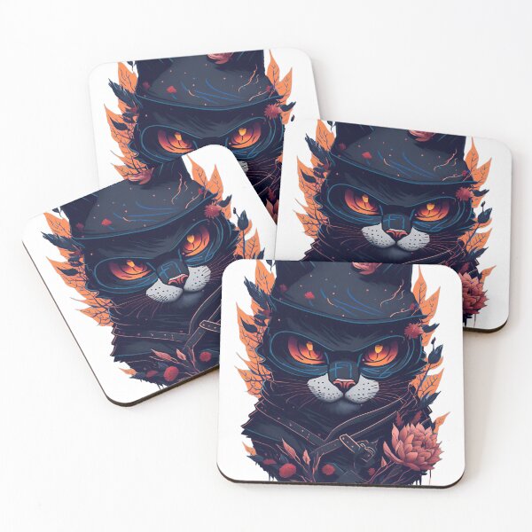 Item preview, Ninja Cat designed and sold by NagohCreative.