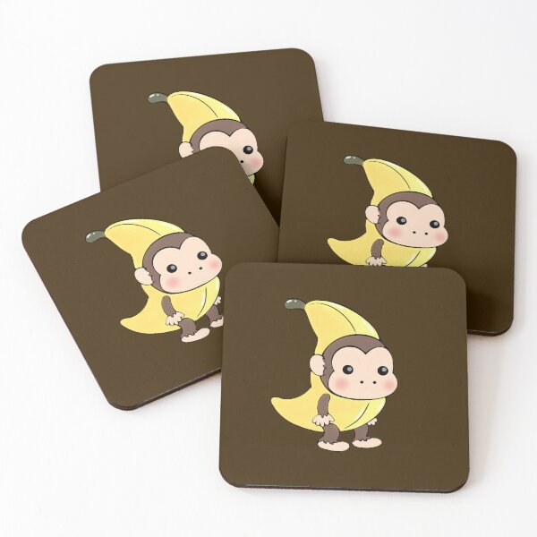 Item preview, Cute Monkey in banana costume designed and sold by Jiimo25.