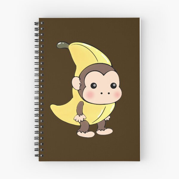 Item preview, Cute Monkey in banana costume designed and sold by Jiimo25.