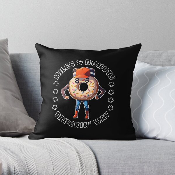 Donut Truck Driver Pillows & Cushions for Sale